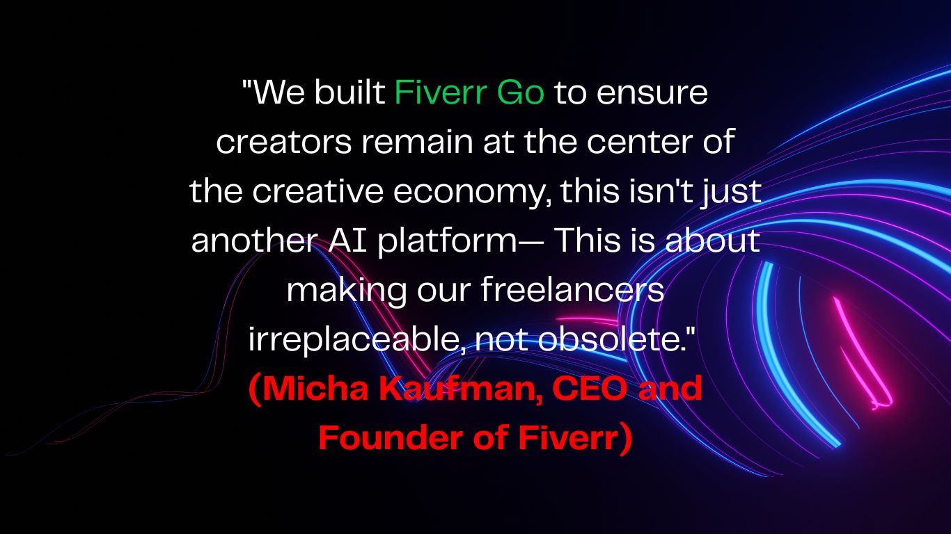 Fiverr Go: A NEW ERA OF HUMAN CREATIVITY